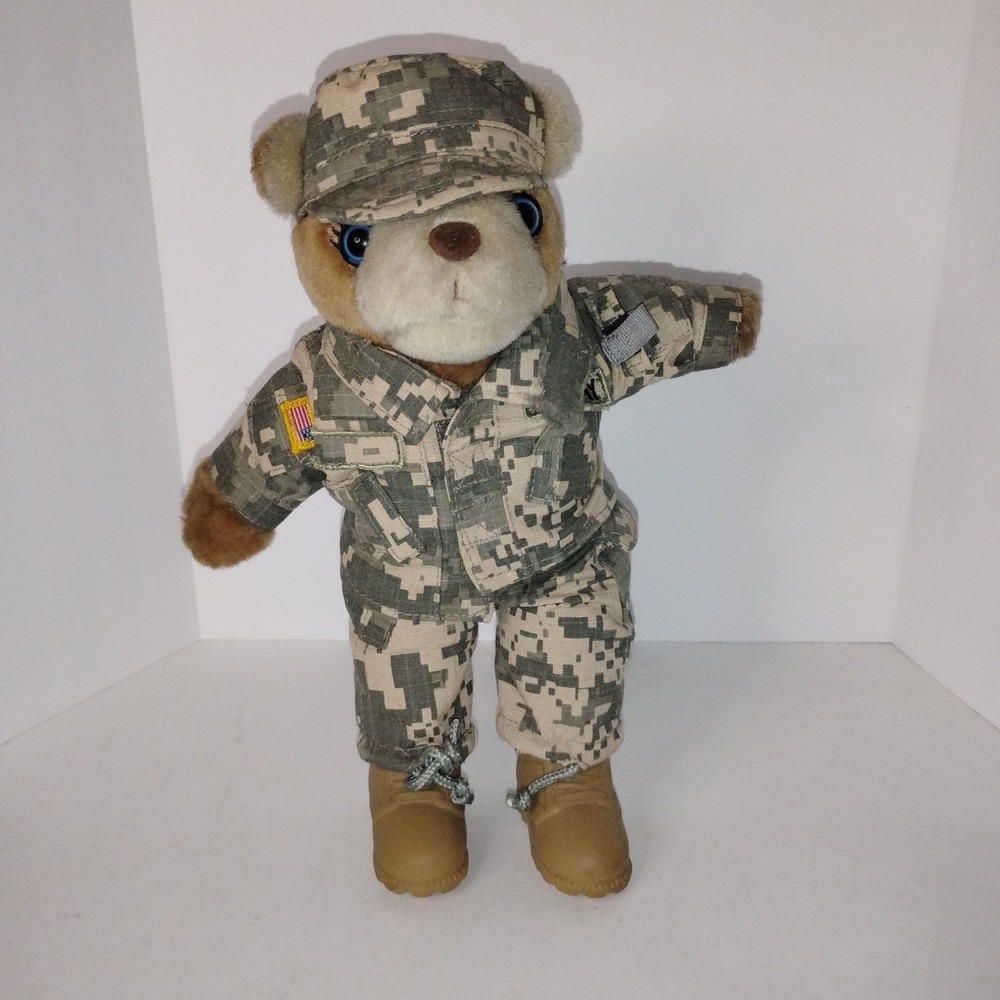 Bear Forces of America US Army Plush Stuffed Animal Teddy Bear 11"